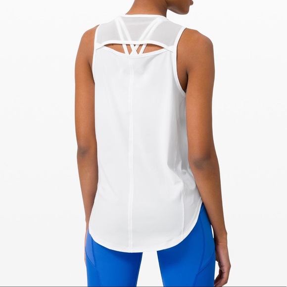 Lululemon white sculp tank - Picture 2 of 6